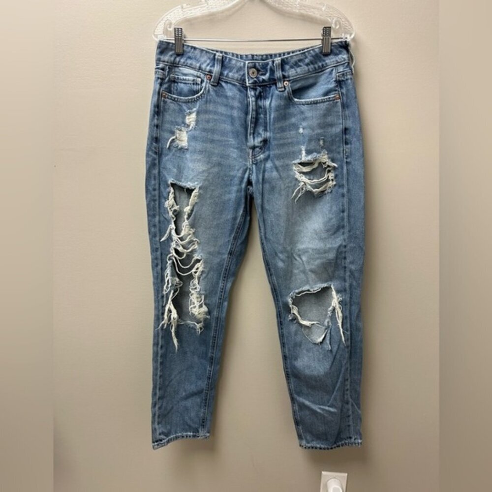 American Eagle Ripped TomGirl Jeans